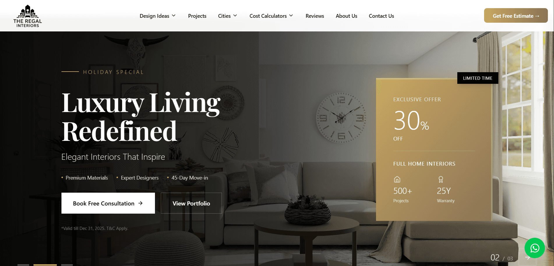 REGAL INTERIORS screenshot